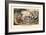 Henry VIII Monk Hunting-John Leech-Framed Art Print