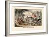 Henry VIII Monk Hunting-John Leech-Framed Art Print