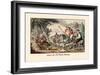 Henry VIII Monk Hunting-John Leech-Framed Art Print