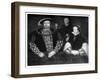 Henry VIII, Princess Mary and William Sommers, 16th Century-Valadon & Co Boussod-Framed Giclee Print