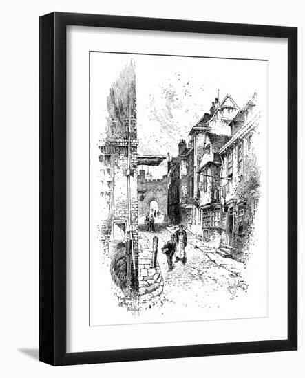 Henry VIII's Gateway, Windsor Castle, C1888-Herbert Arthur-Framed Giclee Print