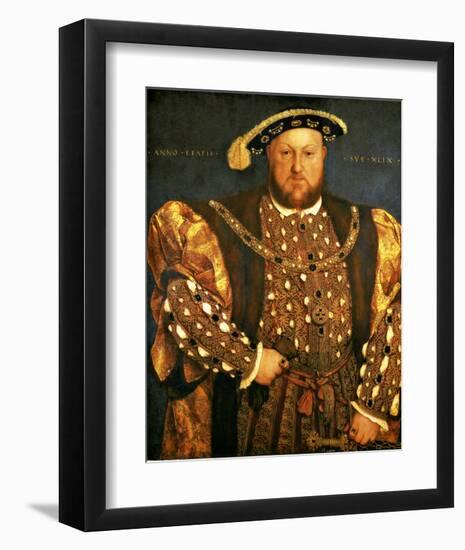 Henry VIII-Hans Holbein the Younger-Framed Giclee Print