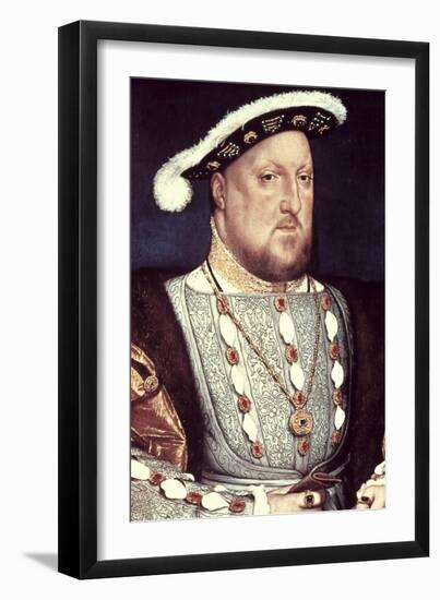 Henry VIII-Hans Holbein the Younger-Framed Giclee Print