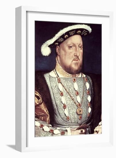 Henry VIII-Hans Holbein the Younger-Framed Giclee Print