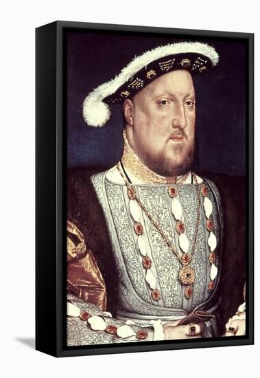 Henry VIII-Hans Holbein the Younger-Framed Stretched Canvas