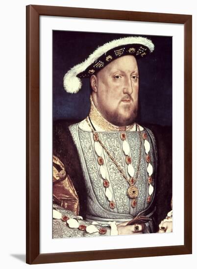 Henry VIII-Hans Holbein the Younger-Framed Giclee Print