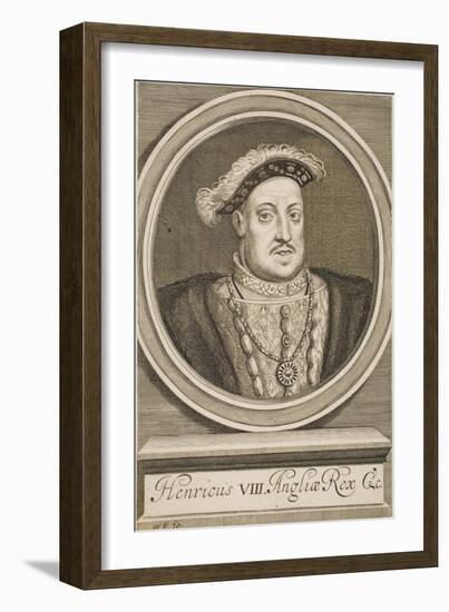 Henry VIII-William Faithorne-Framed Giclee Print