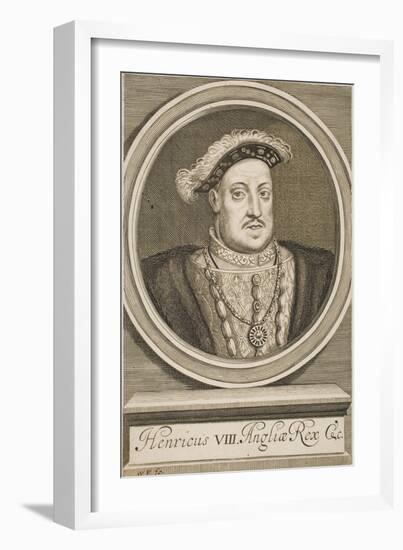 Henry VIII-William Faithorne-Framed Giclee Print