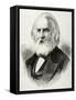 Henry Wadsworth Longfellow (1807 1882). American Poet and Educator.-null-Framed Stretched Canvas