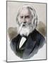 Henry Wadsworth Longfellow (1807 A?I? 1882). American Poet and Educator-null-Mounted Giclee Print