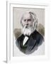 Henry Wadsworth Longfellow (1807 A?I? 1882). American Poet and Educator-null-Framed Giclee Print