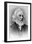 Henry Wadsworth Longfellow, American Poet and Teacher, Late 19th Century-null-Framed Giclee Print