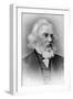 Henry Wadsworth Longfellow, American Poet and Teacher, Late 19th Century-null-Framed Giclee Print