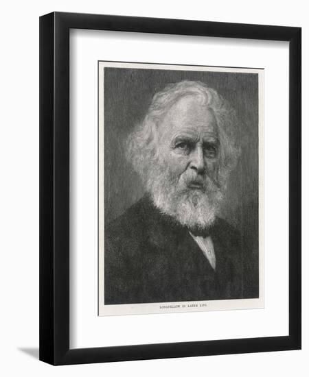 Henry Wadsworth Longfellow-null-Framed Art Print