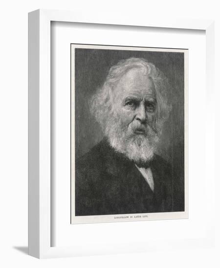 Henry Wadsworth Longfellow-null-Framed Art Print