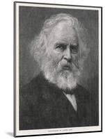 Henry Wadsworth Longfellow-null-Mounted Art Print