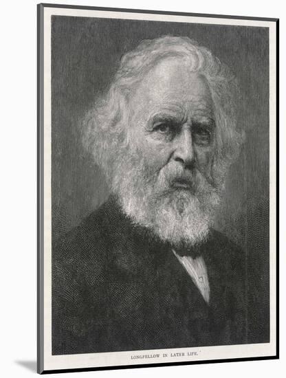 Henry Wadsworth Longfellow-null-Mounted Art Print