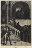 After the Trial, Antonio Receiving the Congratulations of His Friends, Merchant of Venice-Henry Wallis-Giclee Print