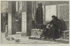 After the Trial, Antonio Receiving the Congratulations of His Friends, Merchant of Venice-Henry Wallis-Giclee Print