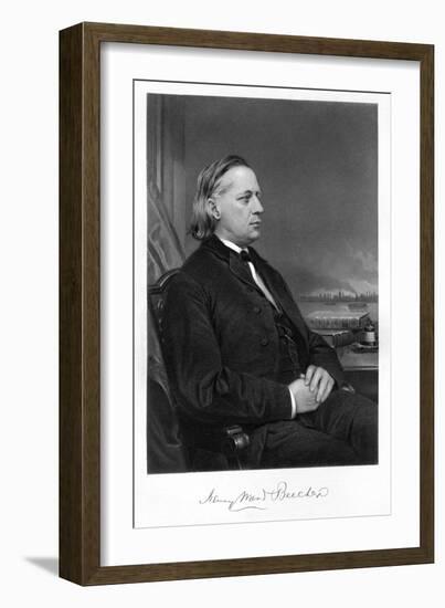 Henry Ward Beecher-Alonzo Chappel-Framed Art Print