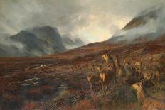 The Approach of Bealloch-Na-Ba, Applecross-Henry William Banks Davis-Stretched Canvas