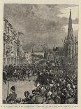 The Queen's Visit to Birmingham, the Royal Procession in the Bull Ring-Henry William Brewer-Giclee Print