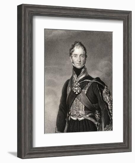 Henry William Paget, 1st Marquess of Anglesey, Engraved by Samuel Freeman-Thomas Lawrence-Framed Giclee Print