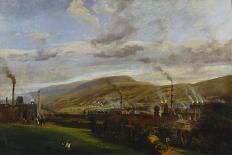 An Industrial Landscape Showing an Ironworks-Henry Williams-Mounted Giclee Print