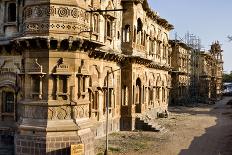 Morvi Temple (The Secretariat) an Administrative Building with a Hindu Temple in the Centre-Henry Wilson-Stretched Canvas