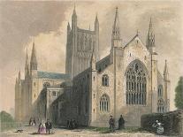 Worcester Cathedral. The Cloisters, 1836-Henry Winkles-Framed Giclee Print