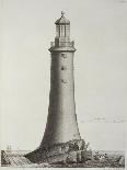 Edystone Lighthouse Engraved by Edward Rooker-Henry Winstanley-Giclee Print