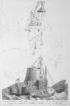 Edystone Lighthouse Engraved by Edward Rooker-Henry Winstanley-Giclee Print