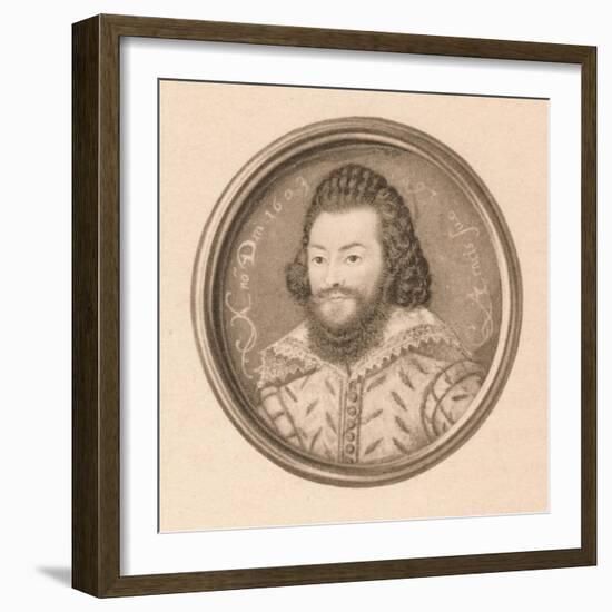 'Henry Wriothesley, Earl of Southampton', c16th century, (1904)-Nicholas Hilliard-Framed Giclee Print