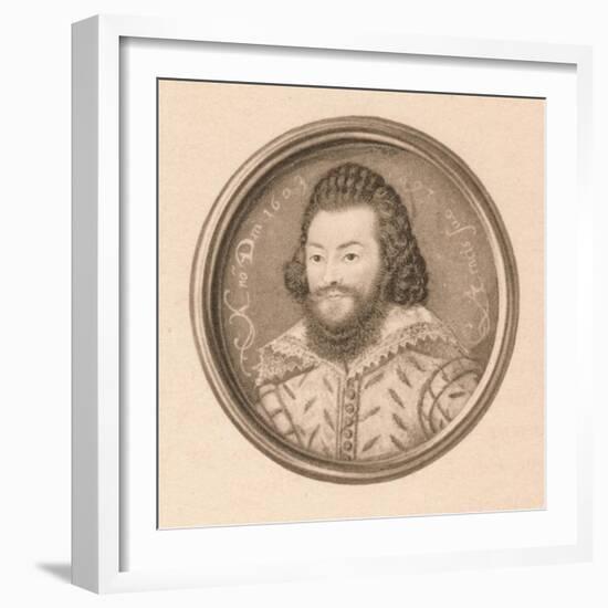 'Henry Wriothesley, Earl of Southampton', c16th century, (1904)-Nicholas Hilliard-Framed Giclee Print