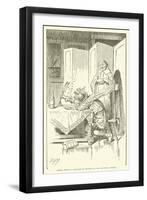 Henry Writes a Treatise in Defence of the Catholic Church-null-Framed Giclee Print