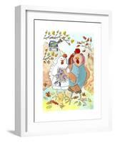 Hens Wedding-Jennifer Zsolt-Framed Giclee Print