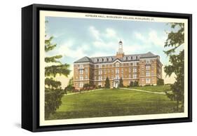Hepburn Hall, Middlebury College, Middlebury, Vermont-null-Framed Stretched Canvas
