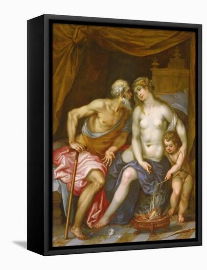 Hephaestus and Aphrodite-Hendrik van the Elder Balen-Framed Stretched Canvas