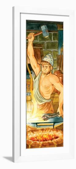 Hephaestus, (Greek), Vulcan (Roman), Mythology-Encyclopaedia Britannica-Framed Premium Giclee Print