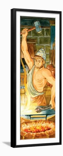 Hephaestus, (Greek), Vulcan (Roman), Mythology-Encyclopaedia Britannica-Framed Premium Giclee Print