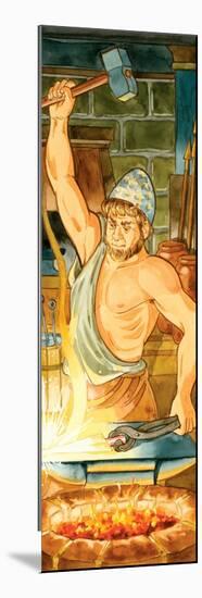 Hephaestus, (Greek), Vulcan (Roman), Mythology-Encyclopaedia Britannica-Mounted Premium Giclee Print