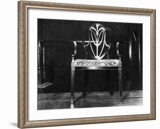 Hepplewhite Chair-null-Framed Photographic Print