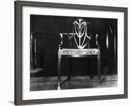 Hepplewhite Chair-null-Framed Photographic Print