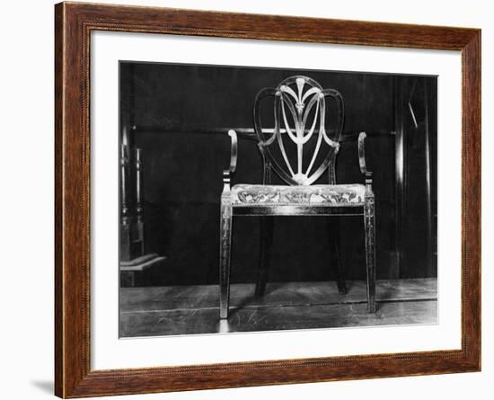 Hepplewhite Chair-null-Framed Photographic Print