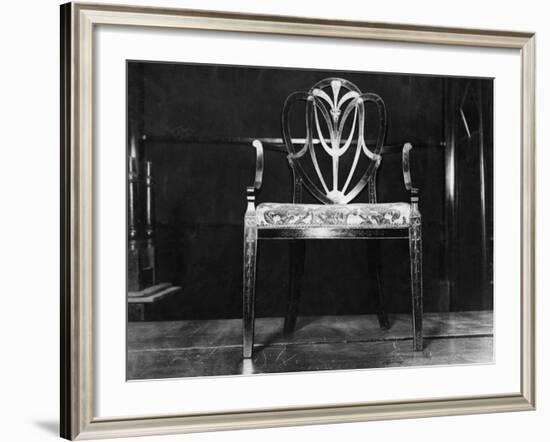Hepplewhite Chair-null-Framed Photographic Print