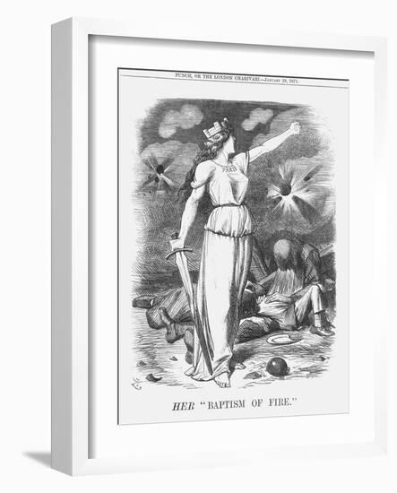 Her Baptism of Fire, 1871-Joseph Swain-Framed Giclee Print