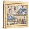 Her Bathroom Shelf-Janet Kruskamp-Stretched Canvas