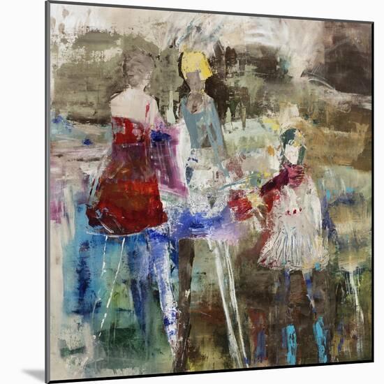 Her Blue Boots-Jodi Maas-Mounted Giclee Print