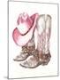 Her Cowboy Boots-Paul Mathenia-Mounted Art Print