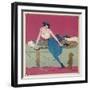 Her Dachshund is Proposing a Walk-Gerda Wegener-Framed Photographic Print